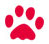 Small red paw icon.